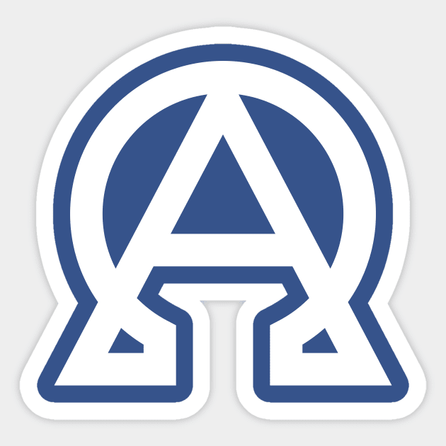 Alpha Omega White Sticker by JezusPop!